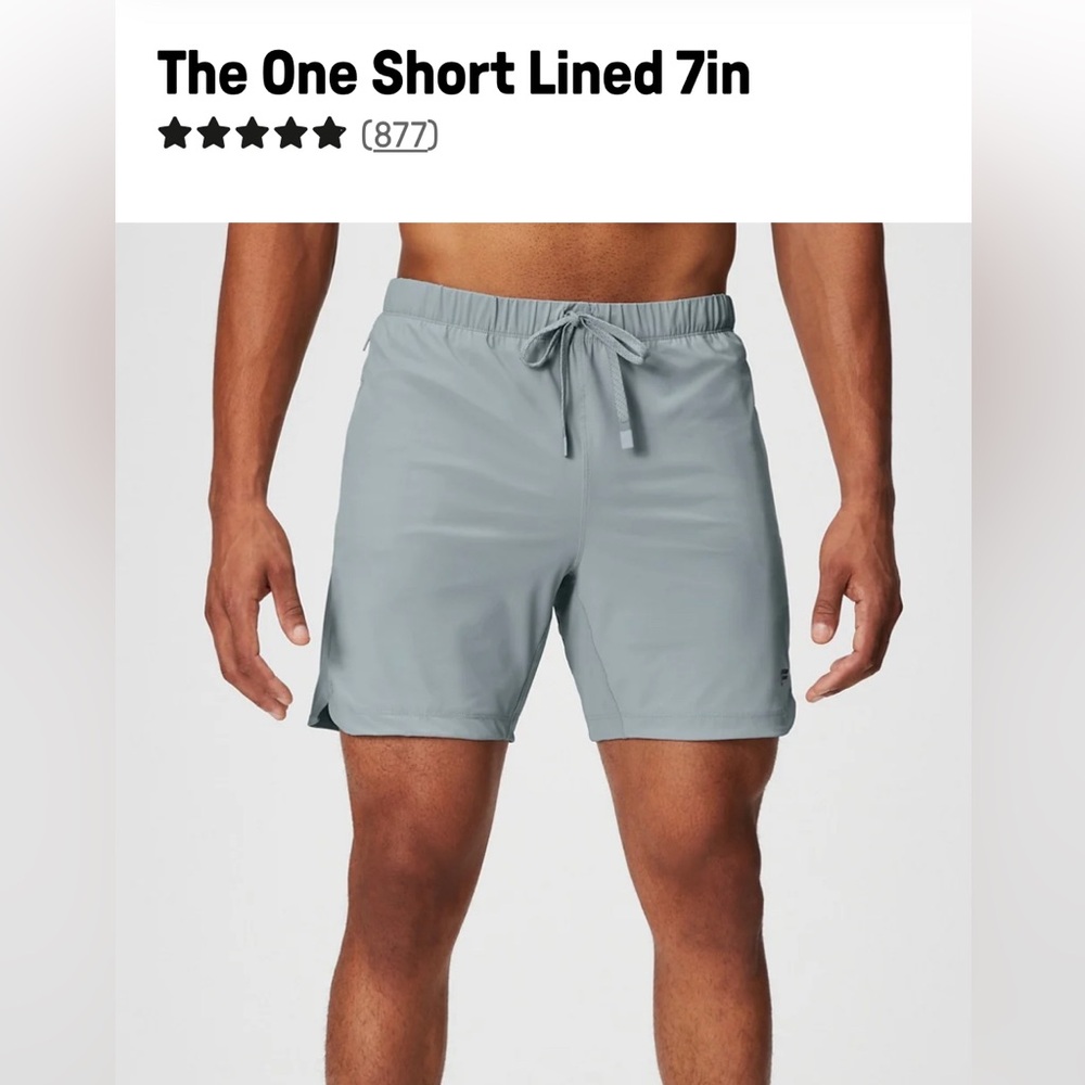 Fabletics shorts (men’s) 7 in Lined